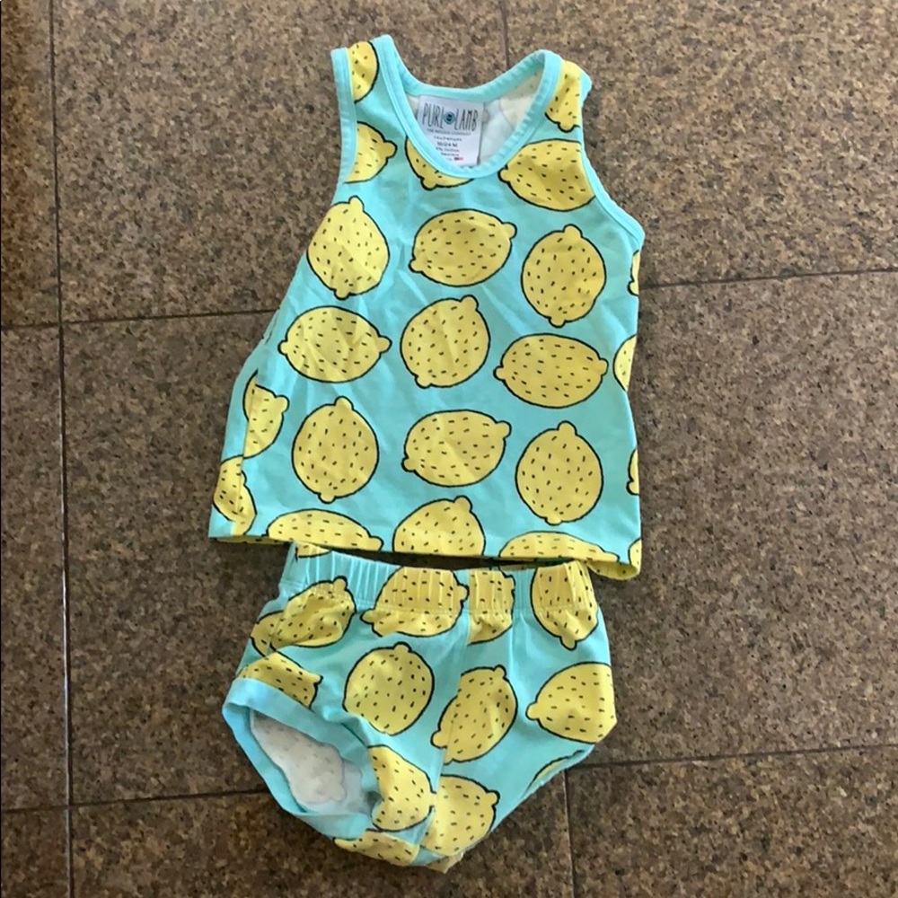Purl Lamb Lemon Two Piece